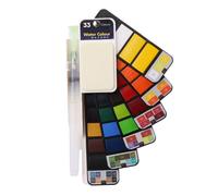 Ensemble De Peinture De Couleur Unie 18/25/2022, Pour Aquarelle, Pigment, Stylo À Brosse Portable, Kit D'art Pour Artiste, 33/42