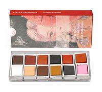 Ensemble de Peinture Gouache 12 Couleurs Ensemble D'aquarelle Métallique Fournitures D'art Portables et Compactes pour les Techniques de Peinture et D'aquarelle Art Supplies Painting Tools