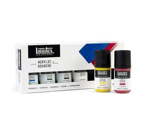 Ensemble De Peinture Gouache Acrylique Liquitex Couleurs Primaires 6 X 59Ml