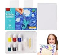 Ensemble de Peinture marbrée à l'eau, kit de Peinture marbrée pour | Fournitures Artisanales Peinture sur marbre pour Artiste | STEM Toys - Ensemble de à l'eau, activités d'art et d'artisanat
