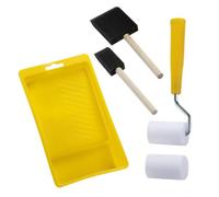 Ensemble de peinture murale couleur rouleau couleur - Kit combiné de peinture Edger | Peinture Edger Roller Brush | Paint Mini Edger Kit Roller Combo Baskes avec baignoire couleur | Coupe de couleur