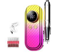 Ensemble de perceuses à ongles électriques à faible bruit 35 000 tr/min avec forets à ongles pour femme