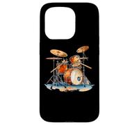 Ensemble de percussions avec bâtons Aquarelle Instruments musicaux Coque pour iPhone 15 Pro