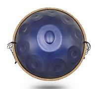 Ensemble de percussions Handpan 9/10 notes 22 pouces Handpan professionnel en ré mineur Hand Pan 440 Hz/432 Hz Instrument de percussion en acier pour performances professionnelles (22 pouces 10 note