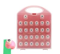 Ensemble de perforatrices en papier alphabet, pour scrapbooking, perforatrice en forme de lettre - Assortiment de poinçons Lettre, Tableau Perforation D