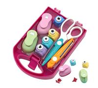 Ensemble De Perforatrices Manuelles Pour Loisirs Créatifs, Perforatrice Manuelle Pour enfant, Emporte-pièces En Forme De Papillon, D'étoile, De Cœur Et De Fleur Pour Loisirs Créatifs Et Scrapbooking