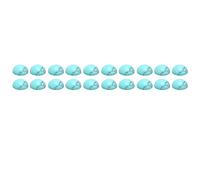 Ensemble de perles demi-rondes naturelles en pierre turquoise exquise, kit de fabrication de 20 pièces de 8 mm en demi-cercle pour colliers, bracelets, boucles d'oreilles,