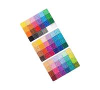 Ensemble de perles multicolores pour les amateurs d'artisanat pour créer un motif unique de perles pour la maison