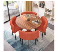 Ensemble de petites chaises rondes pour table de conférence, réunion de négociation de bureau, réception, salle à manger et cuisine, loisirs créatifs simples (Z)