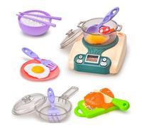Ensemble De Petits Appareils, Accessoires Riches En Plastique, Simulation De Spray, Cuisinière À Induction, Jouet De Maison Pour Jeu De Rôle À Domicile, 1 Ensemble