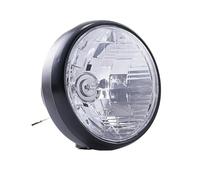 Ensemble De Phare De Moto Phare Avant Halogène Rétro En Métal Pour Moto CG150 TZTAN 2000 Cafe Racer, Rond