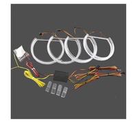 Ensemble de phare Kit Yeux D'ange LED Pour BMW Série 3 5 7 E36 E46 E39 E38, Style DTM, Anneau Clignotant Pour Phares RGB Avec Clignotant Ensemble Phares(Size 131x2 and146x2)