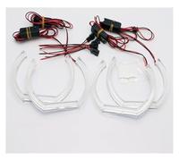 Ensemble de phare Pour BMW E46, Pour M3 Coupé, Cabriolet 1999 - 2006, Style DTM Phare Au Xénon Led Avec Anneaux Yeux D'ange Phares De Voiture