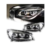 Ensemble de phares,1 Paire,Compatible avec Les phares F02 2009-2014 740i 730i 735i F01,lentille de projecteur de Phare LED DRL pour Automobile