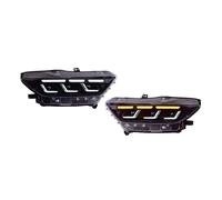 Ensemble de phares Compatible Avec Ford Pour Mustang 2010 2011 2012 2013 2014 2015 Lampes Voiture Remplacement Feux Jour Clignotants Dynamiques Accessoires