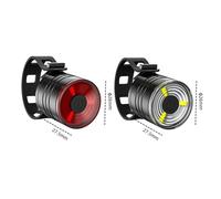 Ensemble De Phares De Vélo Étanches À Led, 5 Modèles, Luminosité Réglable, Feu Arrière Pour Accès Au Cyclisme, 2 Pièces