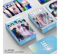 Ensemble de photocarte limitée de l'album mini 3e "BOMB" (124/30 pièces) du groupe féminin de K-pop ILL/IT 2025, cartes LOMO holographiques laser de Yunah, Minju, Moka, Iroha, Wonhee, coffret de carte