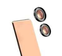 Ensemble de photographie professionnel avec double objectif Zoom 15 x 30 x Cadre en aluminium Installation facile pour téléphones portables Smartphone Objectif pour gros plan