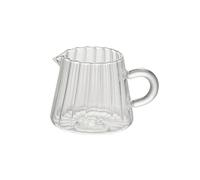 Ensemble de pichets à café et lait transparents, 2 pièces, avec poignée, expresso, tasse mousse, pichet thé, séparateur, ustensiles Pour Faire Mousse le Lait(160ml)