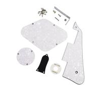 Ensemble de pickguard pour guitare, interrupteurs de arrière de commande, couvercle de cavité avec vis de, accessoires simples, facile à installer, couvercle de à gratter pour de