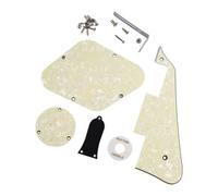 Ensemble de pickguard pour guitare, interrupteurs de arrière de commande, couvercle de cavité avec vis de, accessoires simples, facile à installer, couvercle de à gratter pour de