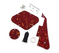 Ensemble de pickguard pour guitare, interrupteurs de arrière de commande, couvercle de cavité avec vis de, accessoires simples, facile à installer, couvercle de à gratter pour de
