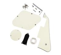 Ensemble de pickguard pour guitare, interrupteurs de arrière de commande, couvercle de cavité avec vis de, accessoires simples, facile à installer, couvercle de à gratter pour de
