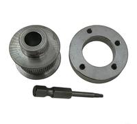 Ensemble de pièces de conversion de ponceuse à bande pour scie à tronçonner 12 V 2522-20, compatible avec les ponceuses à bande de 1,27 cm x 45,7 cm, kit de fixation en métal pour convertir l'outil de