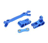 Ensemble de Pièces de Direction en Alliage D'aluminium, Mise à Niveau Légère et Durable pour Voitures RC Senton Typhon Granit BIG Rock 1/10 (Blue)
