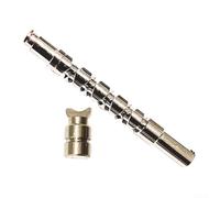 Ensemble de pièces de moulinet ABU Baitcasting comprenant une demi-lune pour la broche et un arbre torsadé pour roue de chute d'eau ABU3ème génération (un demi-mois)