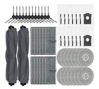 Ensemble de pièces de rechange: brosses principales et latérales, filtres, chiffons de nettoyage, sacs à poussière les aspirateurs compatibles avec Dreame L10S Ultra Gen 2 / L30S Ultra / L30 Pro Ultra