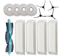 Ensemble de pièces de rechange Cecotec pour Conga 11090 avec brosses latérales, brosse à rouleau, filtres et serpillère (B)