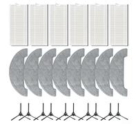 Ensemble de pièces de rechange pour aspirateur ABIR K30 avec brosse latérale, filtre HEPA et chiffons pour une meilleure performance de nettoyage (B)