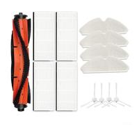 Ensemble de pièces de rechange pour aspirateur R9 - Balais latéraux pour | Comprend une brosse à rouleau principale, 4 filtres, 4 brosses latérales, 4 serpillères, un ensemble complet de 13 pièces