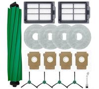 Ensemble de pièces de rechange pour aspirateur robot Roomba Plus 405, avec brosse multi-surface/filtre/serpillère/sac à poussière/brosse latérale Kit d'accessoires (A)