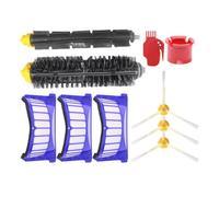 Ensemble de pièces de rechange pour aspirateurs robots Six Hundred Series comprenant une brosse principale, des tamis, des brosses latérales, des outils de nettoyage