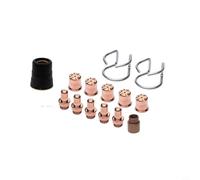Ensemble de pièces de rechange pour brûleur à plasma Eastwood pour brûleur VERSA Cut 60 CB70, 5 électrodes, 5 buses, 1 anneau tourbillon, pour acier au carbone et aluminium