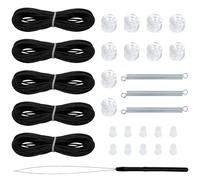 Ensemble de pièces de réparation Aveugle - Tabs de Fixation de l', kit de Couverture RV, Patchs à Lattes Verticales | Réparations des matériaux renforcés Sections endommagées, la Conception Rapid