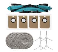 Ensemble de pièces for aspirateur Robot, Compatible avec Cecotec Conga 15090 16090 AI, comprend un sac à poussière en tissu de vadrouille et des brosses