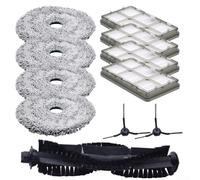 Ensemble de pièces pour aspirateur Lydsto W2 avec brosse principale, brosse latérale et serpillère pour enlever la poussière et la saleté