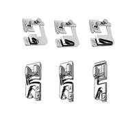 Ensemble De Pieds-De-Biche Polyvalents Pour Machines À Coudre - 6 Pieds Métalliques Durables Pour Ourler Et Sertir