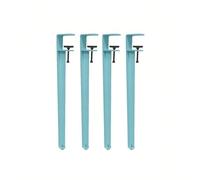 Ensemble De Pieds De Table Basse Moderne 4 Pieds De Table en MéTal Robustes Conception Industrielle AppropriéE De Bureaux Et De Tables à Manger (71cm / Bleu Ciel)