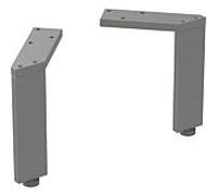 Geberit Ensemble de pieds 500367JK1 – Hauteur 15 cm, revêtement en lave/poudre, 2 pièces