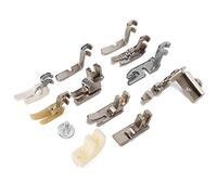Ensemble de Pieds Universal Pressher pour Les Machines à Coudre Vintage - Accessoires en Acier Inoxydable pour Les Projets de Bricolage Ménagers - Compatible avec la Plupart des Machines à Coudre