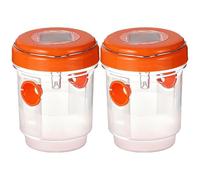 Ensemble de pièges à guêpes 2 pièces, piège à frelons géants asiatiques, piège à guêpes Amovible et réutilisable(Orange)