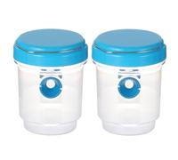 Ensemble de pièges à guêpes 2 pièces, piège à frelons géants asiatiques, piège à guêpes Amovible et réutilisable(Blue)