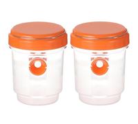 Ensemble de pièges à guêpes 2 pièces, piège à frelons géants asiatiques, piège à guêpes Amovible et réutilisable(Orange)