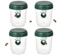 Ensemble De Pièges À Guêpes 4 Pièces, Piège À Frelons Géants Asiatiques, Piège À Guêpes Amovible Et Réutilisable, Protection Jardin Contre Les Insectes Nuisibles(Green)