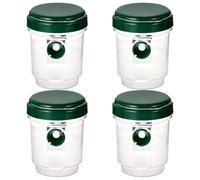 Ensemble De Pièges À Guêpes, Piège À Frelons Géants Asiatiques, Piège À Guepes Et Frelon Extérieur Réutilisable À Double Entrée, pour Jardin Balcon Extérieur(Green,4pcs)