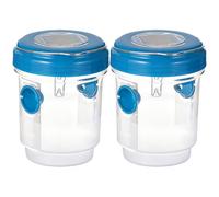 Ensemble De Pièges À Guêpes, Piège À Frelons Géants Asiatiques, Piège À Guepes Et Frelon Extérieur Réutilisable À Double Entrée, pour Jardin Balcon Extérieur(Blue,2pcs)